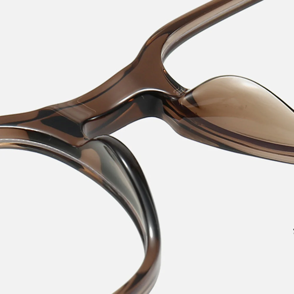 Square Acetate Temple Retro Rivet Prescription Eyeglass VK2233 - Image 4