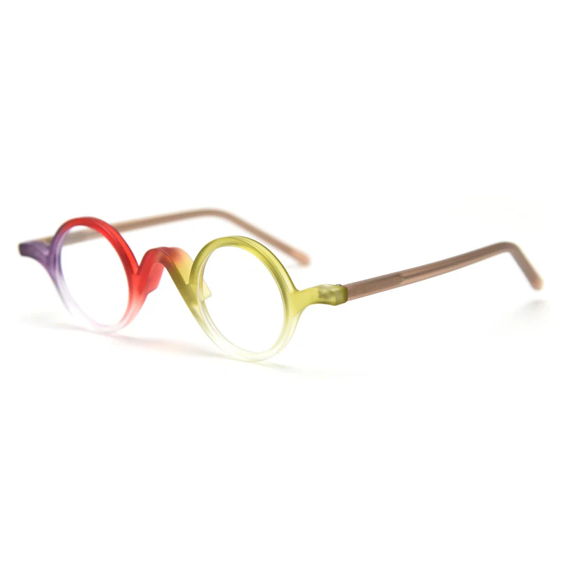 Unique Retro Style Vintage Round Eyeglass Frames VK2235 - Image 7