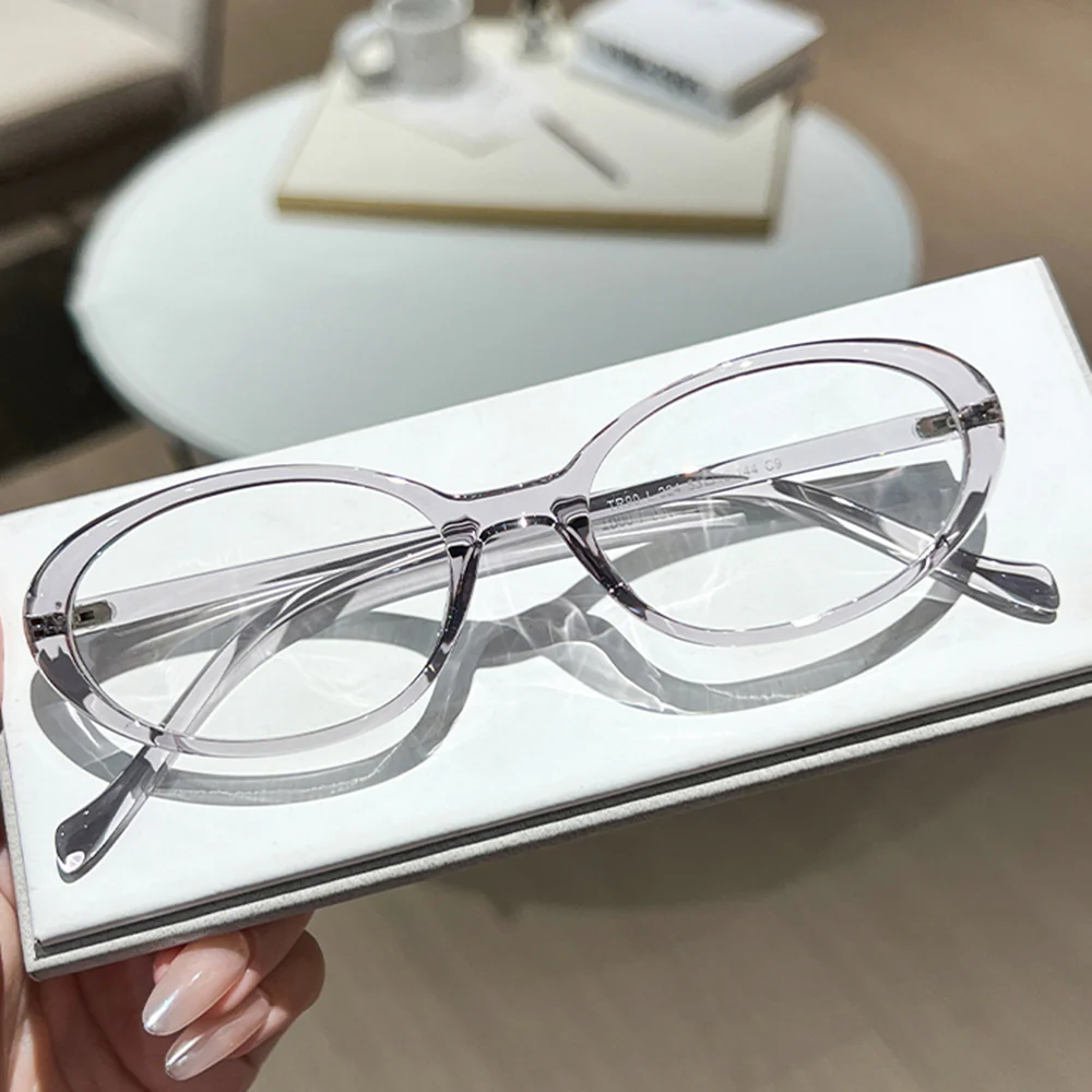 Oval Fashion Retro Optical Glasses for Artistic Style VK2236 - Image 10