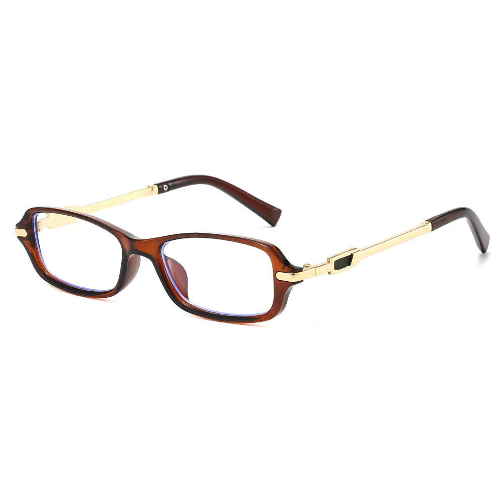 Women's Rectangular Narrow Frame Reading Glasses VK2241 - Image 9