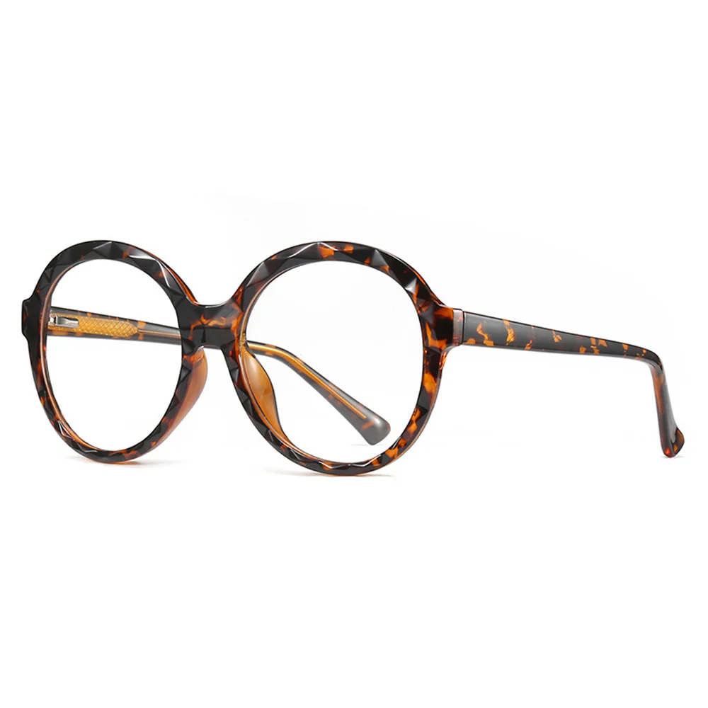 Crystal Rim Round Glasses with Spring Hinges VK2243 - Image 2