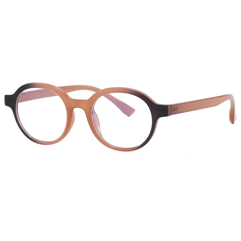 Retro Round Blue Light Blocking Glasses VK2245 - Image 11