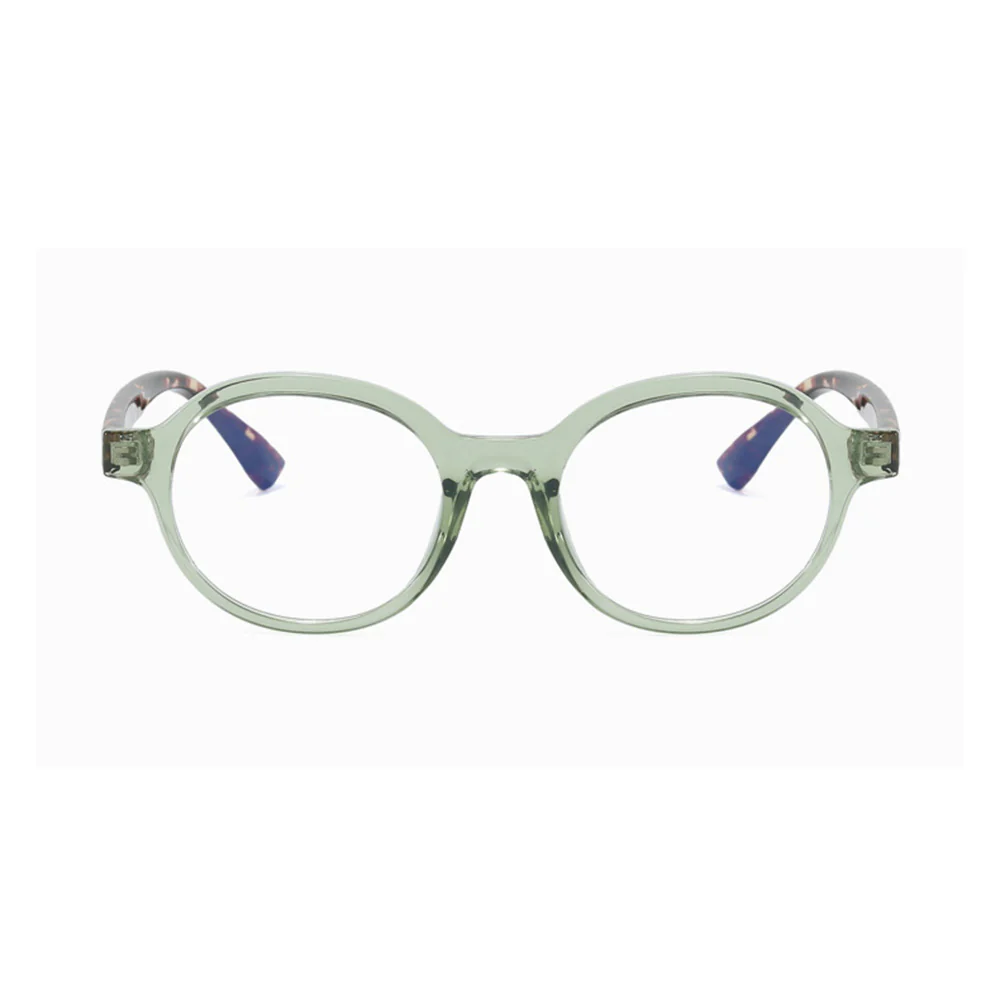 Retro Round Blue Light Blocking Glasses VK2245 - Image 12