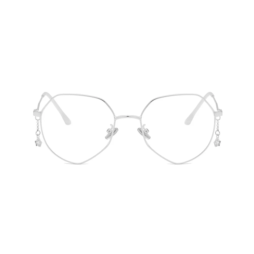 Geometric Metal Chain Pendant Fashion Glasses for Women VK2253 - Image 5
