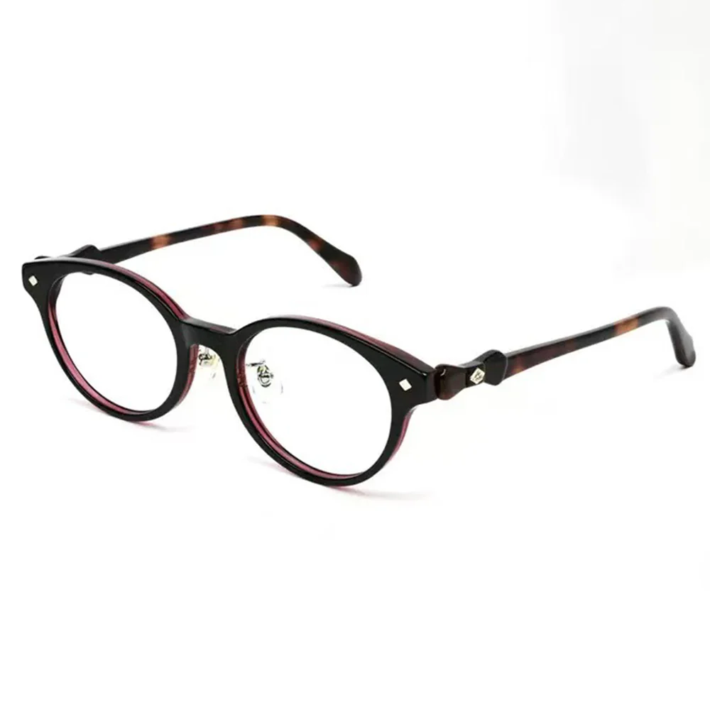 Trendy Round Women's Glasses Chic Frame VK2254 - Image 2