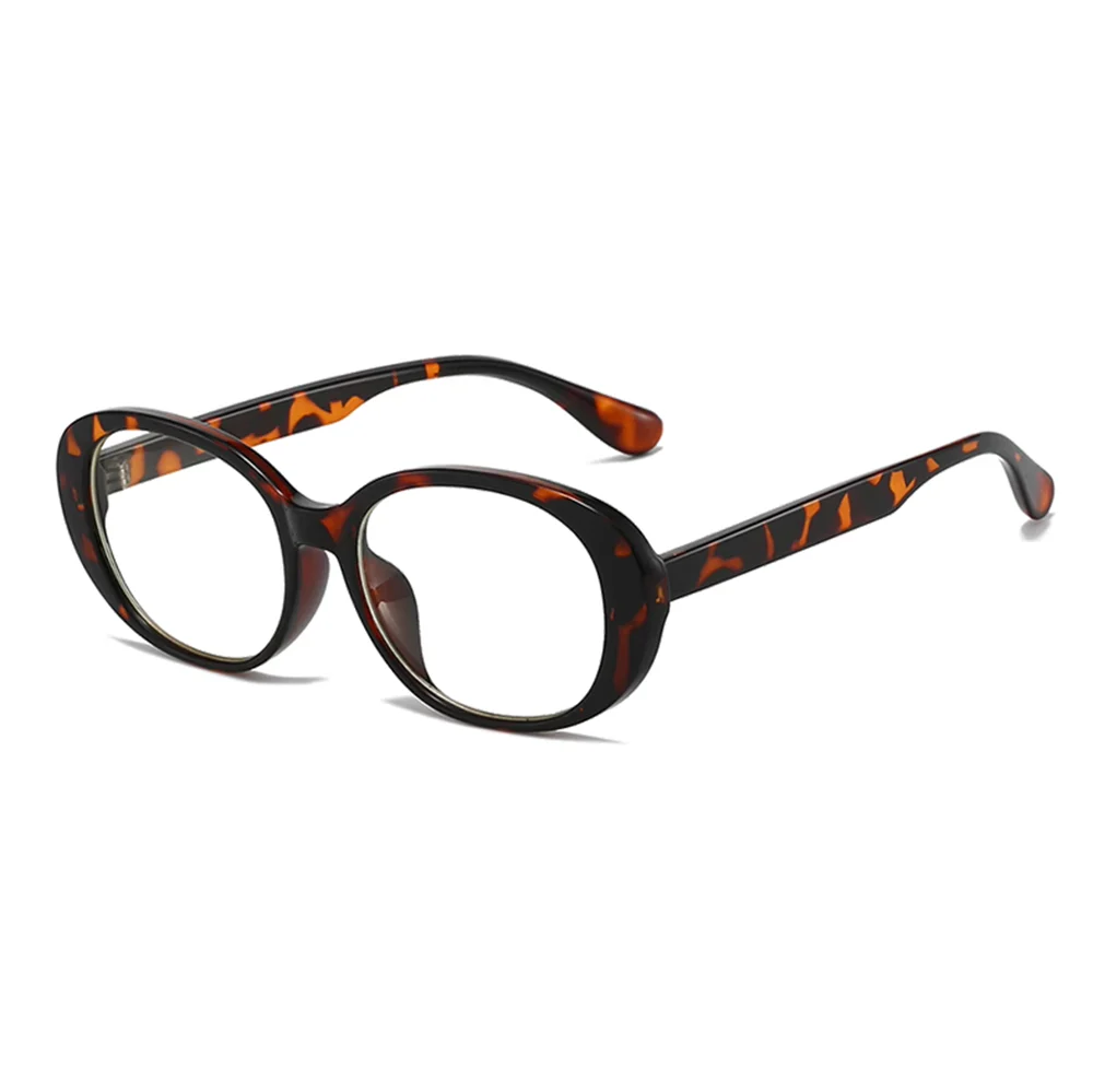 Trendy Oval Blue Light Blocking Glasses VK2257 - Image 10