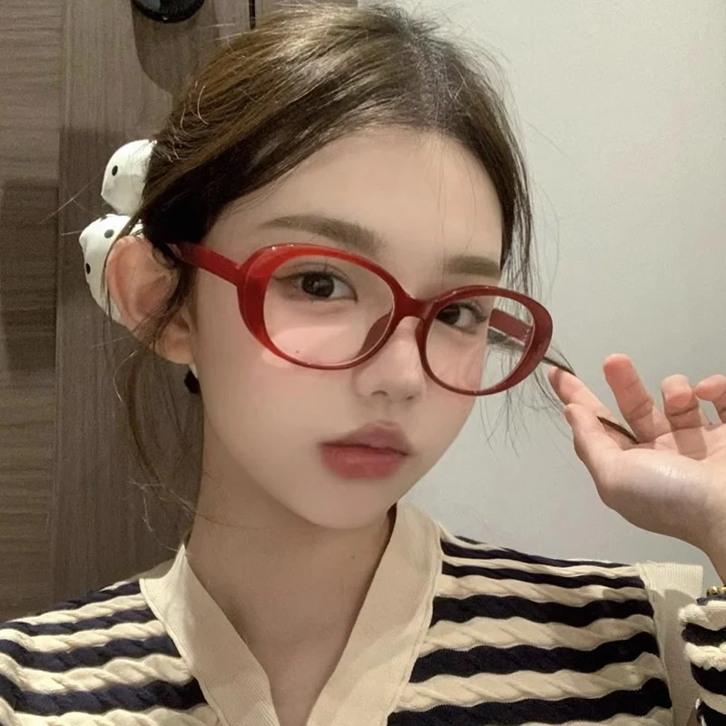 Trendy Oval Blue Light Blocking Glasses VK2257 - Image 3