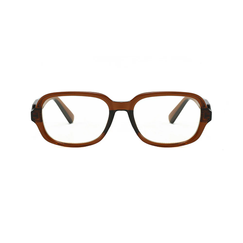 Fashion Rectangle Glasses with Thick Temples VK2258 - Image 6