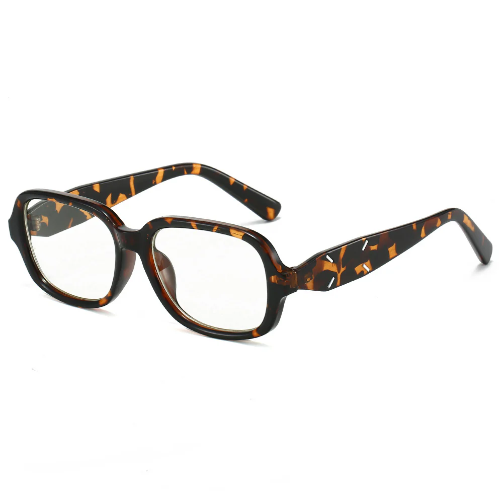 Fashion Rectangle Glasses with Thick Temples VK2258 - Image 8