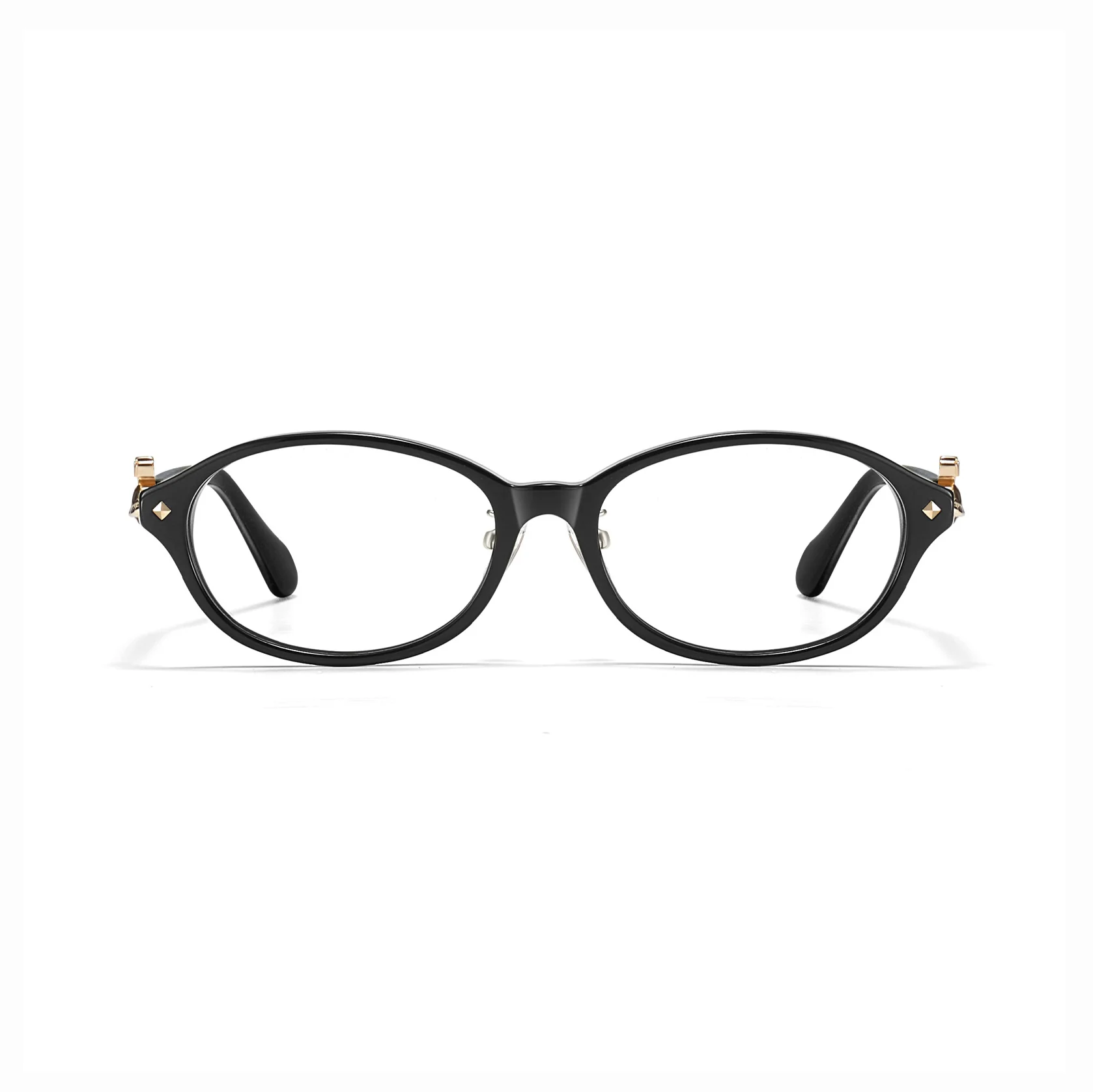 Oval Retro Glasses with Little Saturn Decor VK2265