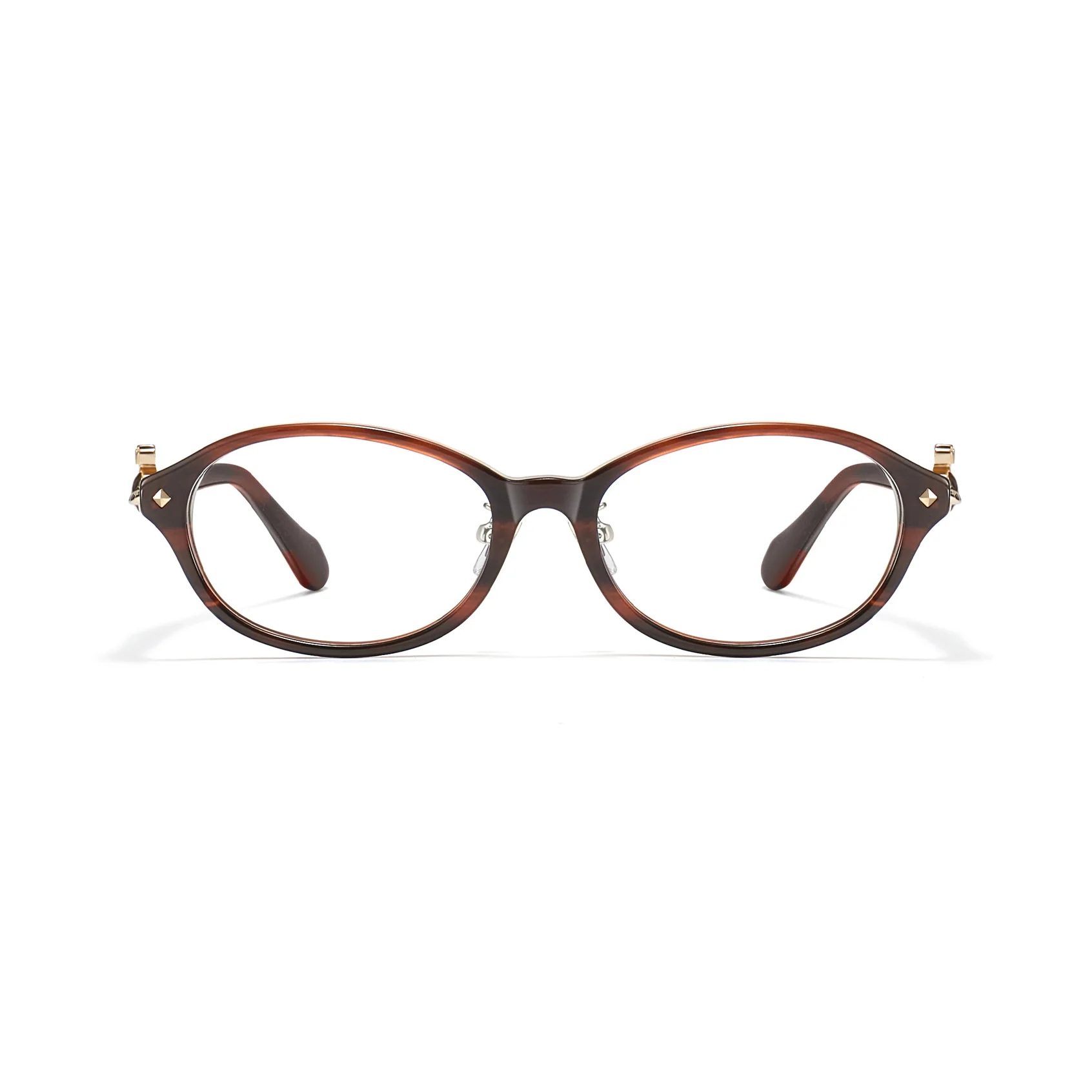 Oval Retro Glasses with Little Saturn Decor VK2265 - Image 7