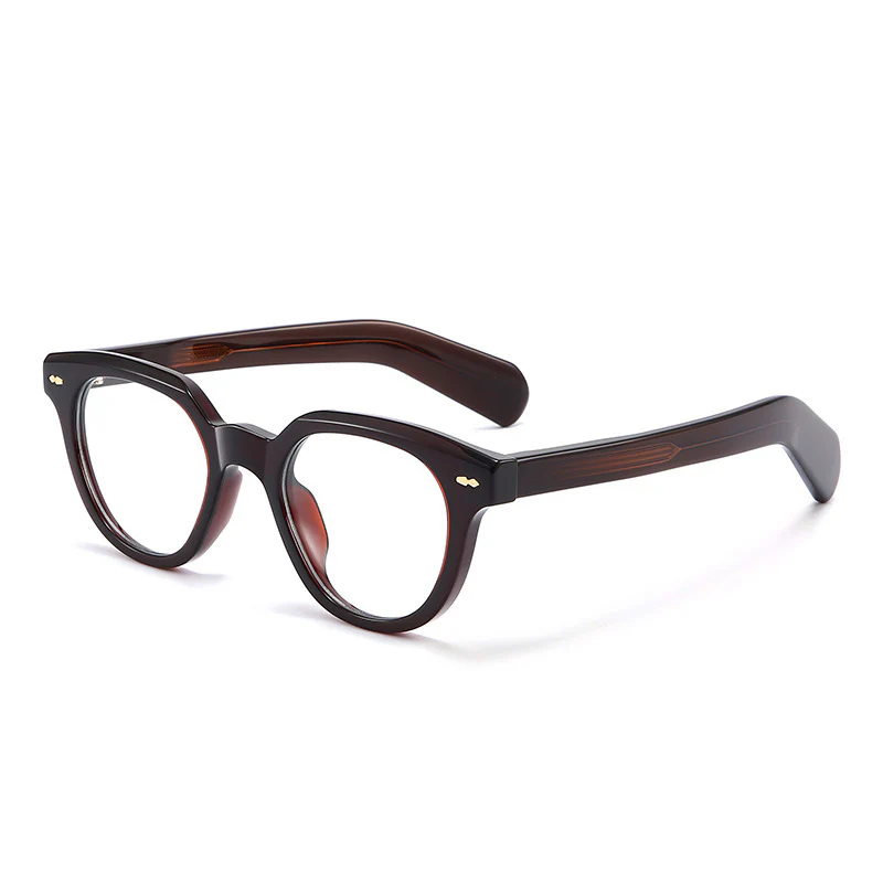 Vintage Round Glasses Frame Artistic Trendy Style VK2266 - Image 6