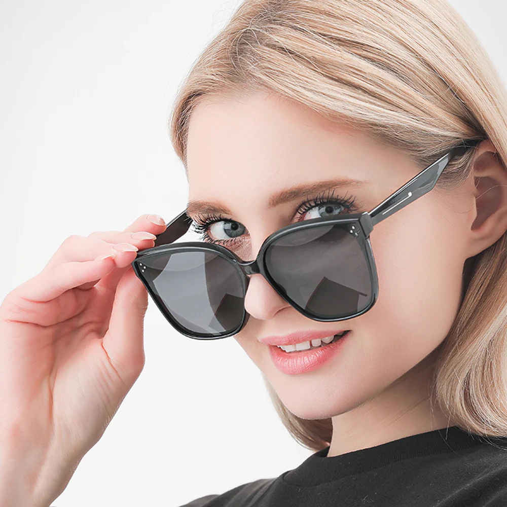 Square Stylish Polarized Prescription Sunglasses Unisex VK2268 - Image 5