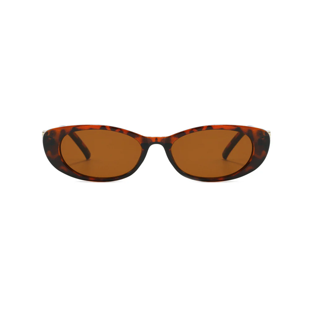 Trendy Narrow Oval Sunglasses Stylish & Versatile VK2275 - Image 4