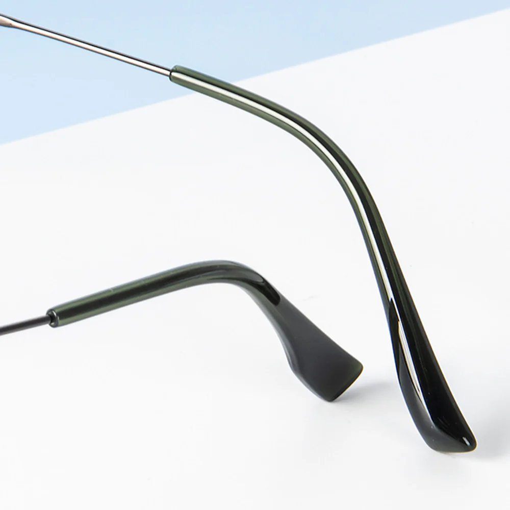 Chic and Lightweight Browline Metal Optical Glasses VK2278 - Image 5