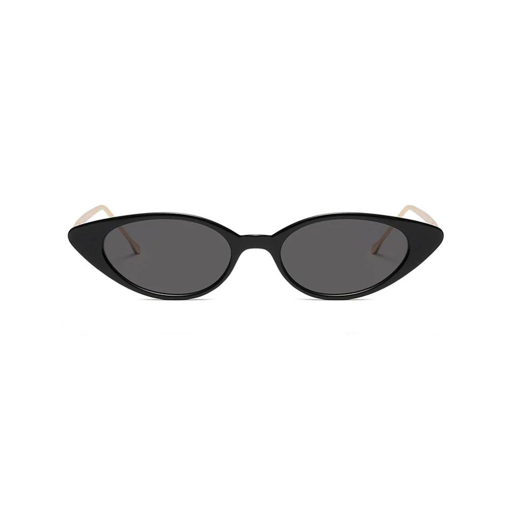 Stylish Cat-Eye Sunglasses with Metal Temples VK2280