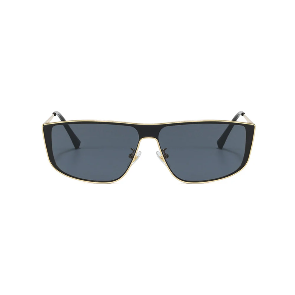 Trendy Y2K One-Piece Lens Metal Sunglasses VK2284 - Image 6