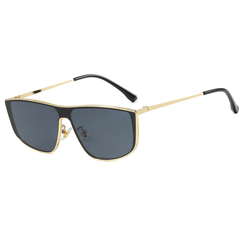 Trendy Y2K One-Piece Lens Metal Sunglasses VK2284 - Image 7