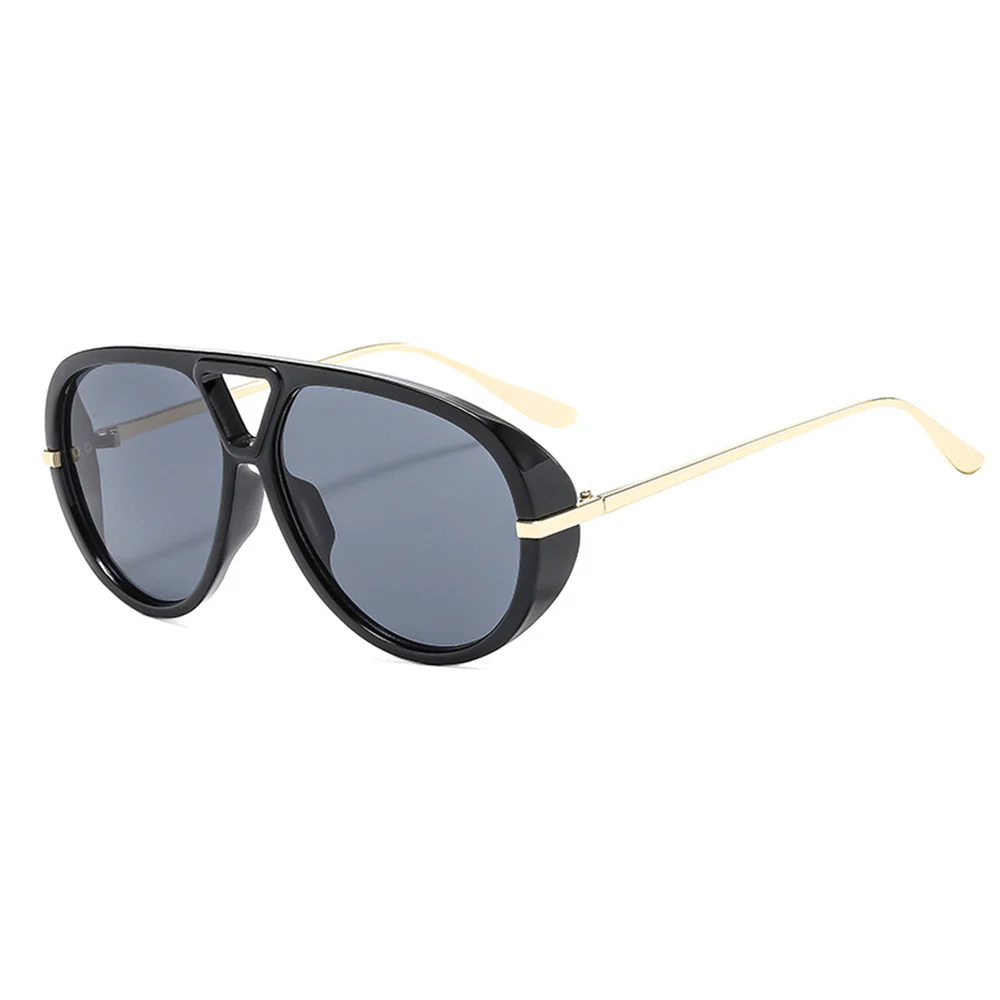 Oversized Aviator UV Protective Sunglasses Eye Care Design VK2291 - Image 2
