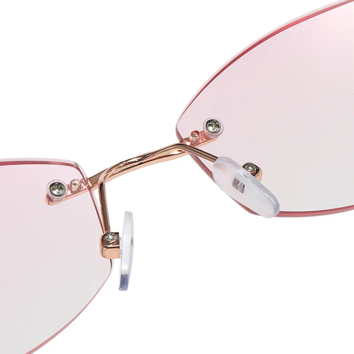 Rimless Diamond-Cut Anti-Blue Light Reading Glasses VK2292 - Image 4
