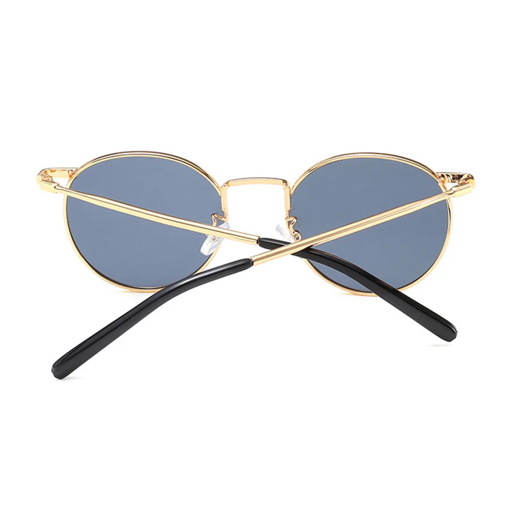 Round Retro Metal Photochromic Sunglasses VK2293 - Image 3