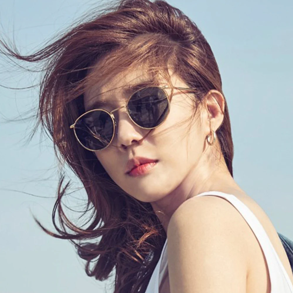 Round Retro Metal Photochromic Sunglasses VK2293 - Image 4