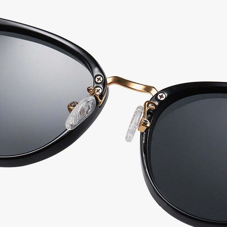 Polarized Sunglasses Fashion Round Frame Glasses VK2294 - Image 6
