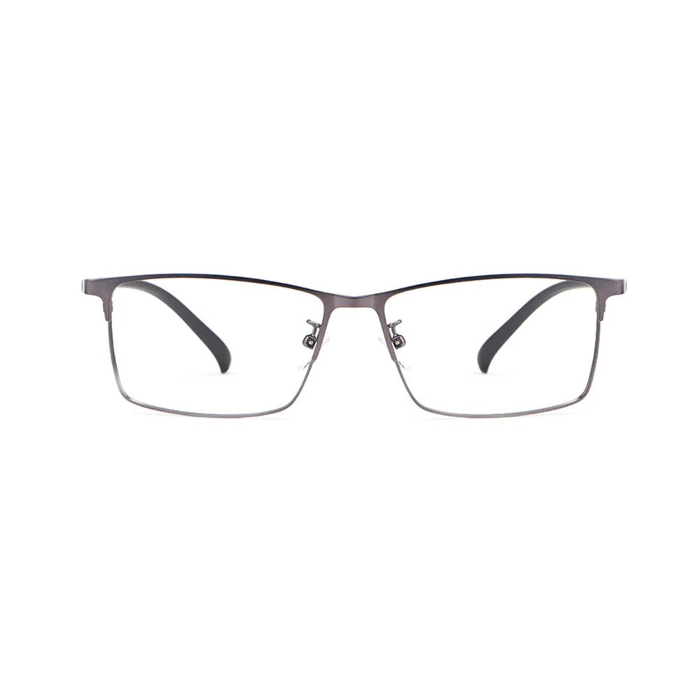 Men’s Business Rectangle Metal Glasses Lightweight VK2296 - Image 3