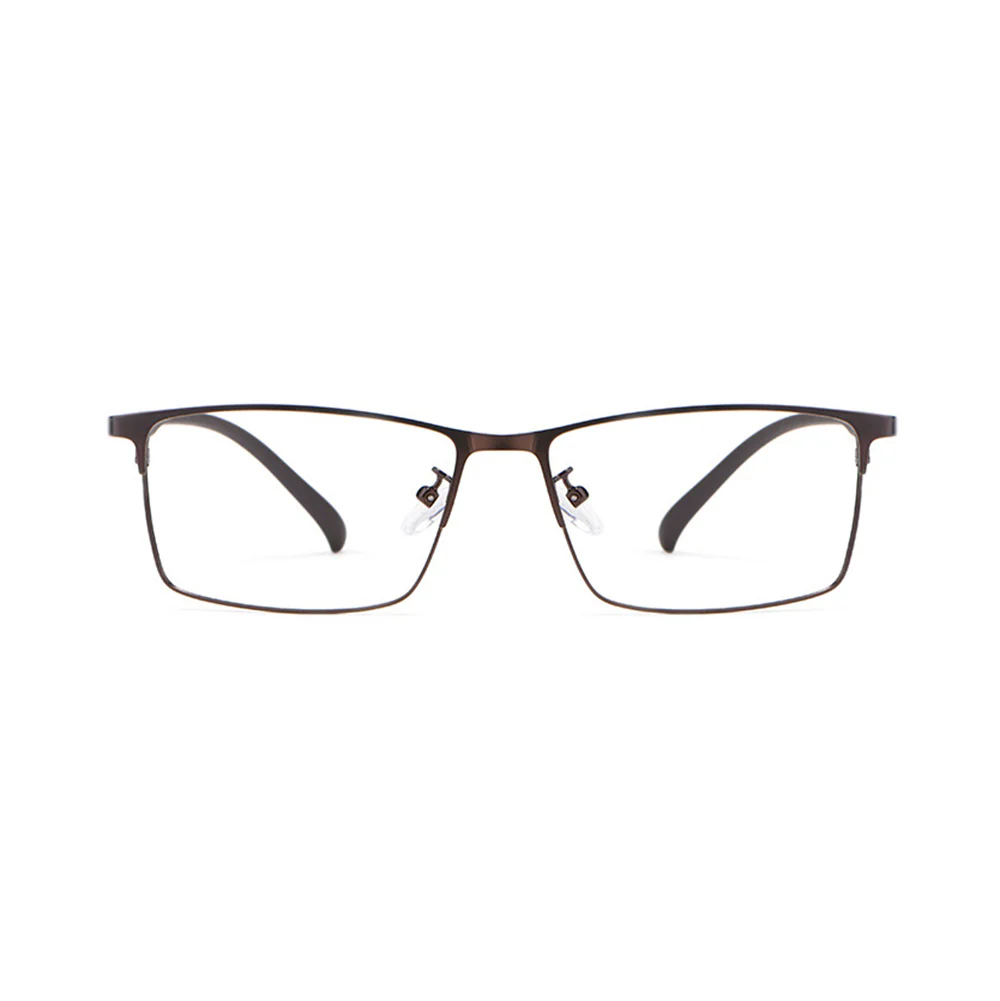 Men’s Business Rectangle Metal Glasses Lightweight VK2296 - Image 4