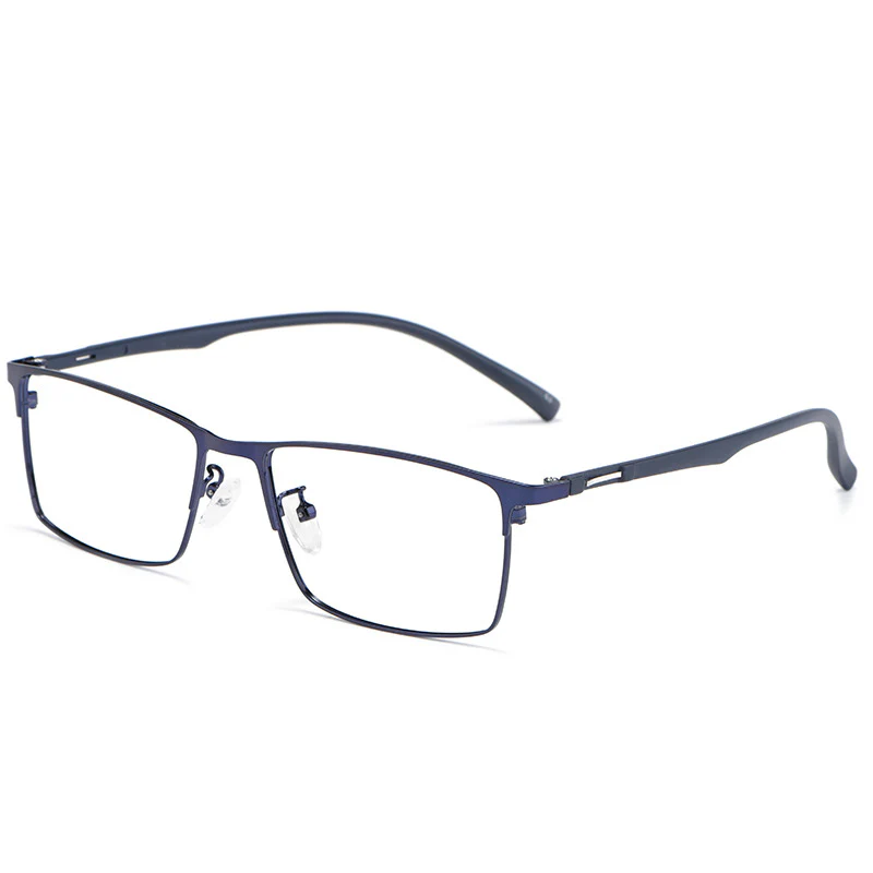 Men’s Business Rectangle Metal Glasses Lightweight VK2296 - Image 5