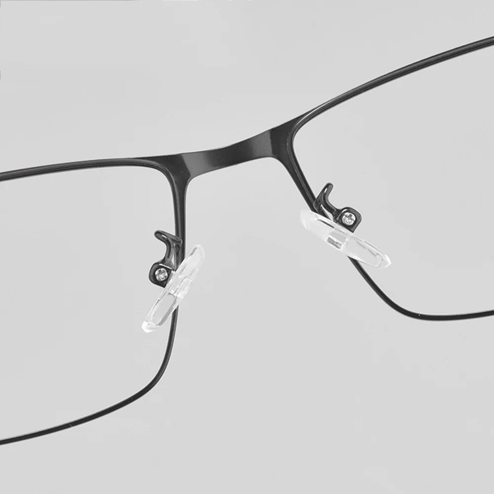Men’s Business Rectangle Metal Glasses Lightweight VK2296 - Image 6