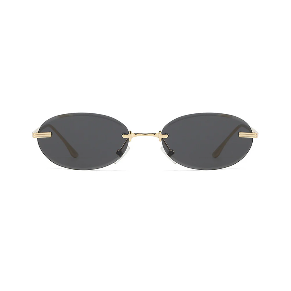 Oval Rimless Trendy Sunglasses VK2298