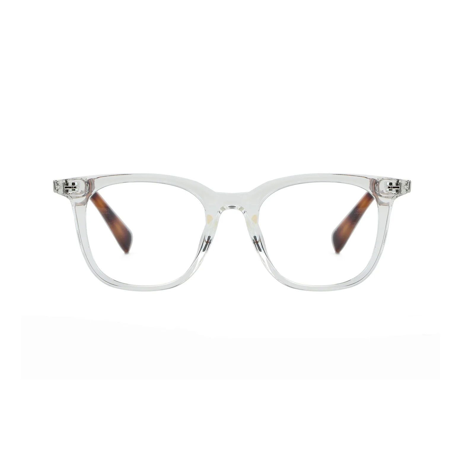 Square Blue Light Blocking Glasses with Acetate Temples VK2299 - Image 8