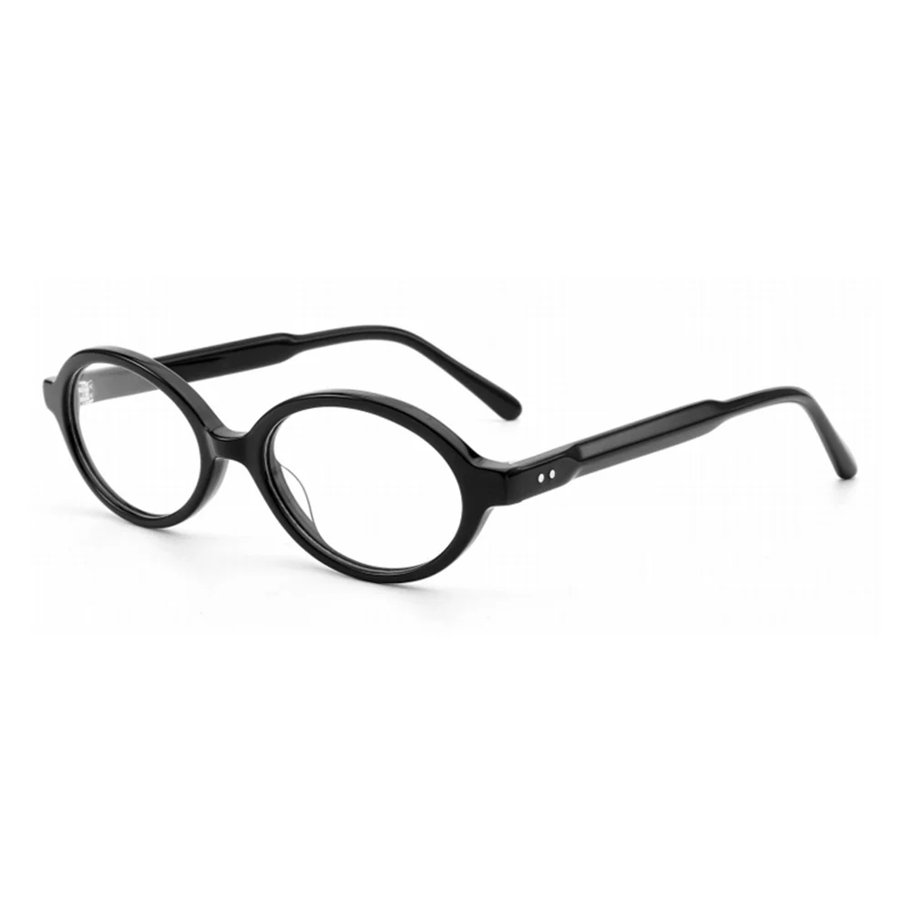 Vintage Oval Acetate Prescription Glasses VK2309 - Image 4