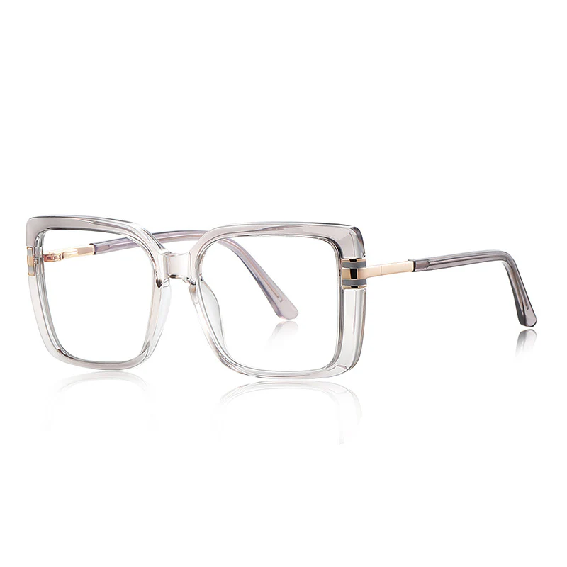 Oversized Square Prescription Glasses Blue Light Filtering VK2313 - Image 14