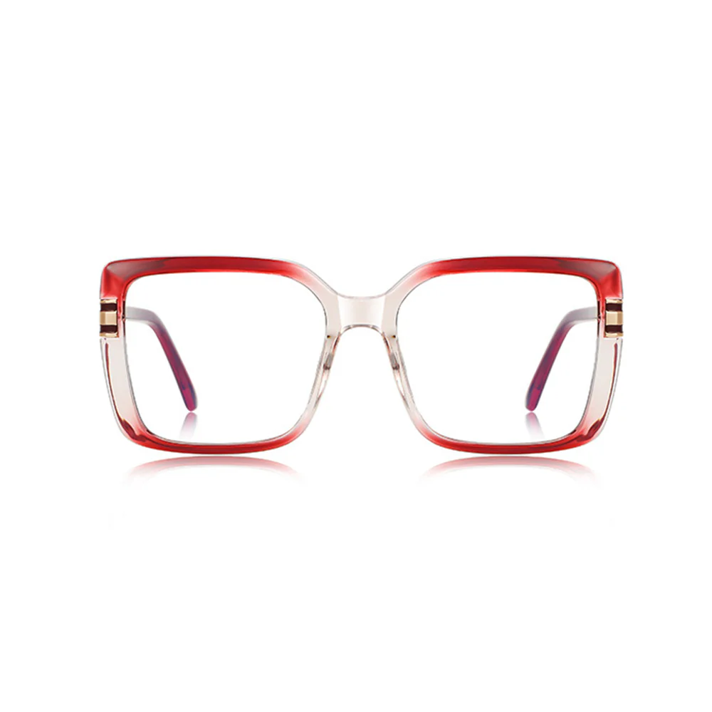 Oversized Square Prescription Glasses Blue Light Filtering VK2313 - Image 9