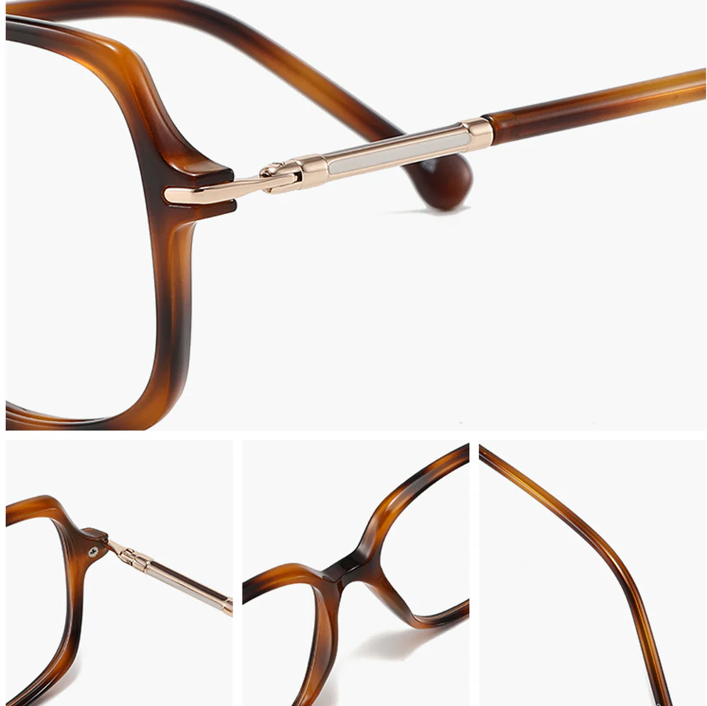 Oversize Square Stylish Glasses Lightweight VK2322 - Image 3