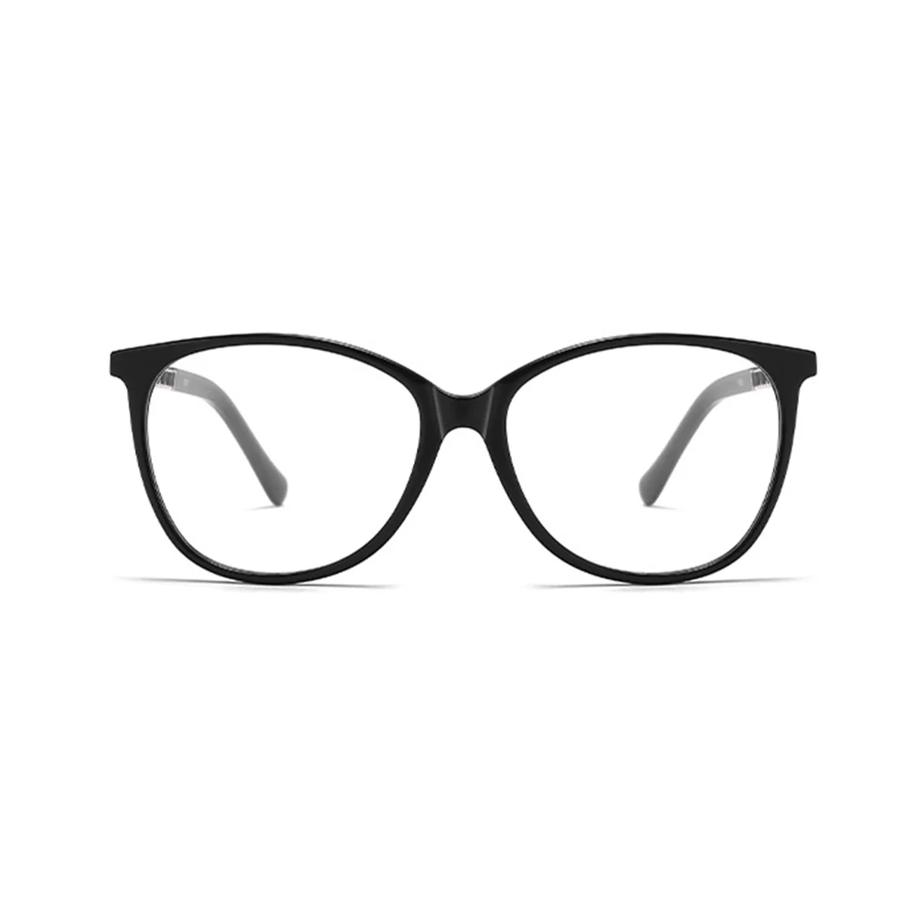 Fashionable Round Acetate Eyeglasses for Women VK2325 - Image 4