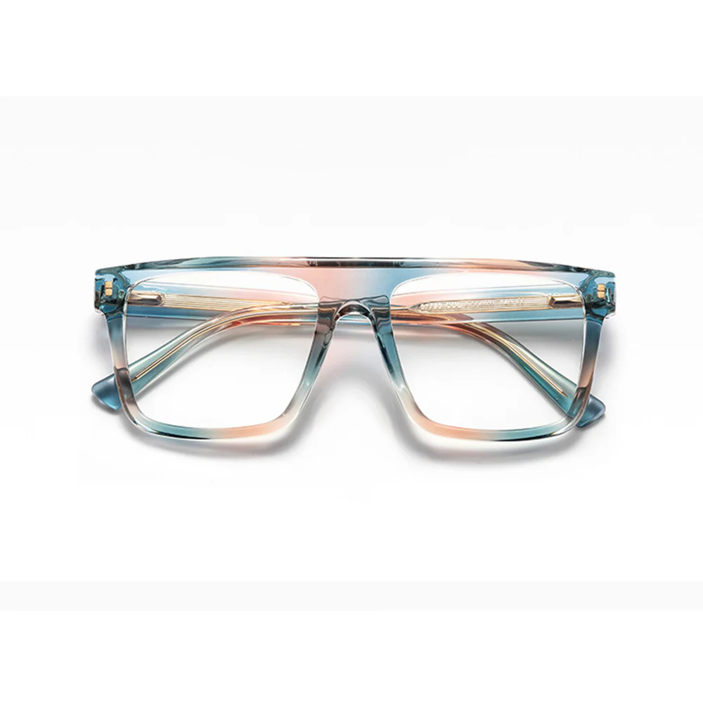 Square Gradient Color Fashion Prescription Glasses VK2335 - Image 12