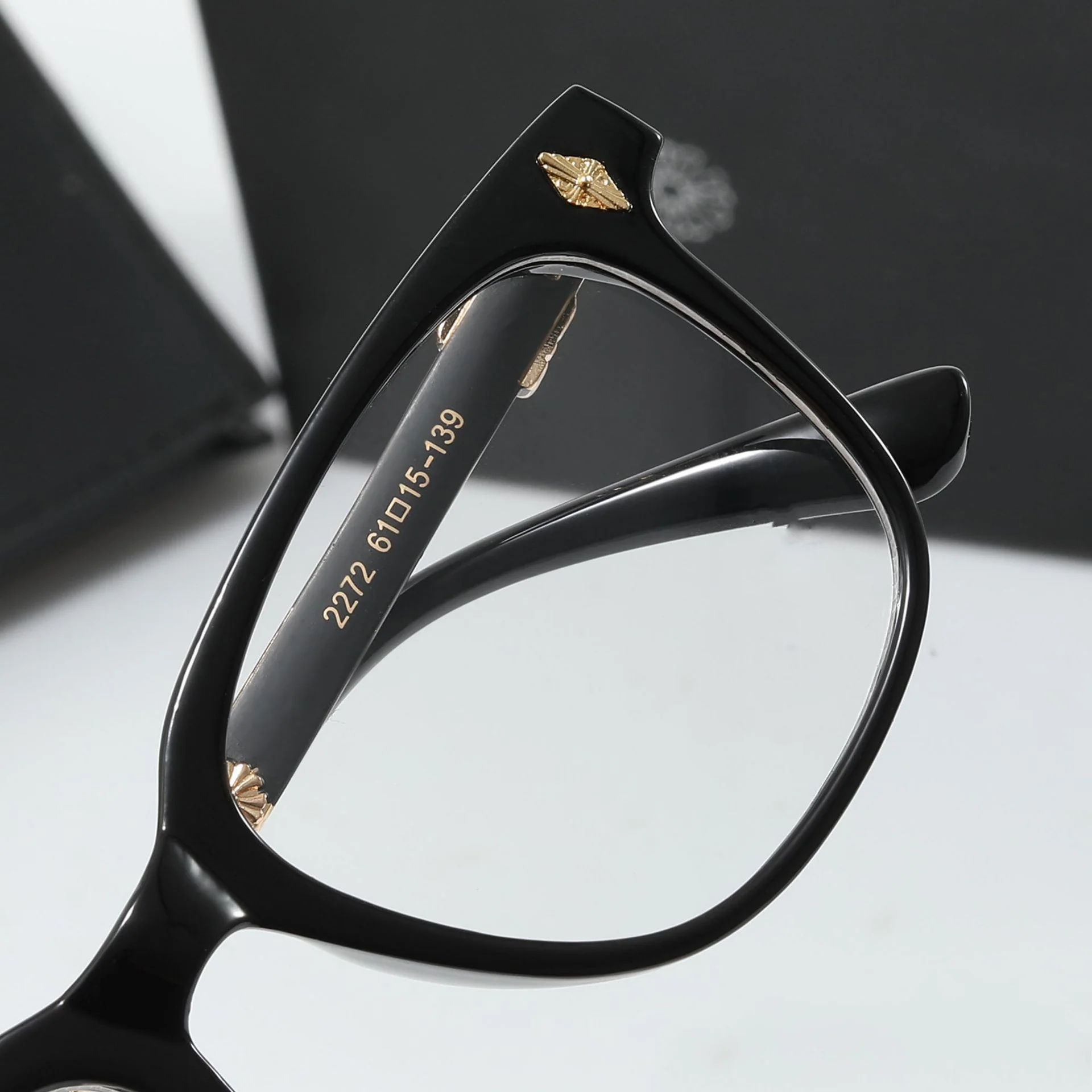 Fashion Square Blue Light Blocking Glasses & Sunglasses VK2336 - Image 4