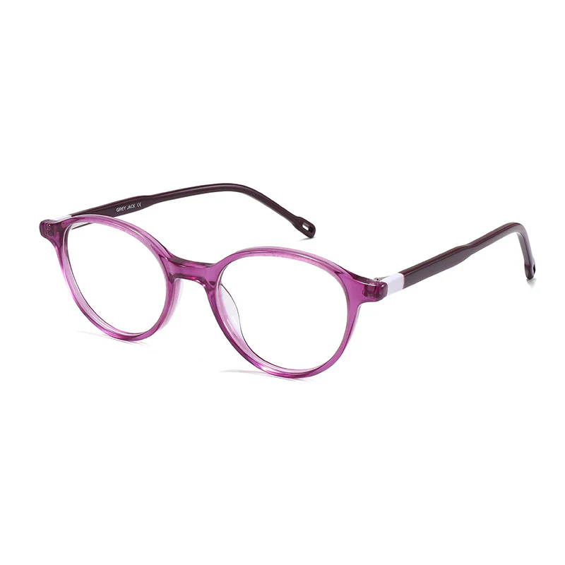 Acetate Kids Round Glasses / Sunglasses with Blue-Light & Anti-Glare Protection VK2340 - Image 8