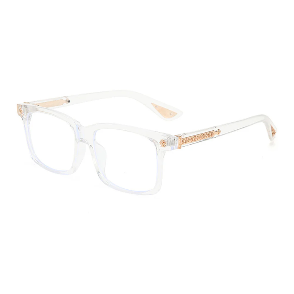 Rectangular Fashion Prescription Glasses TR+ Metal VK2341 - Image 8