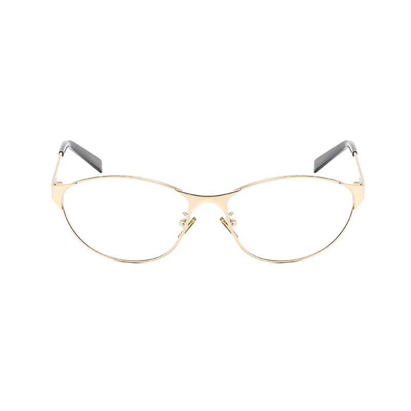 Stylish and Chic Cat Eye Metal Prescription Sunglasses VK2349