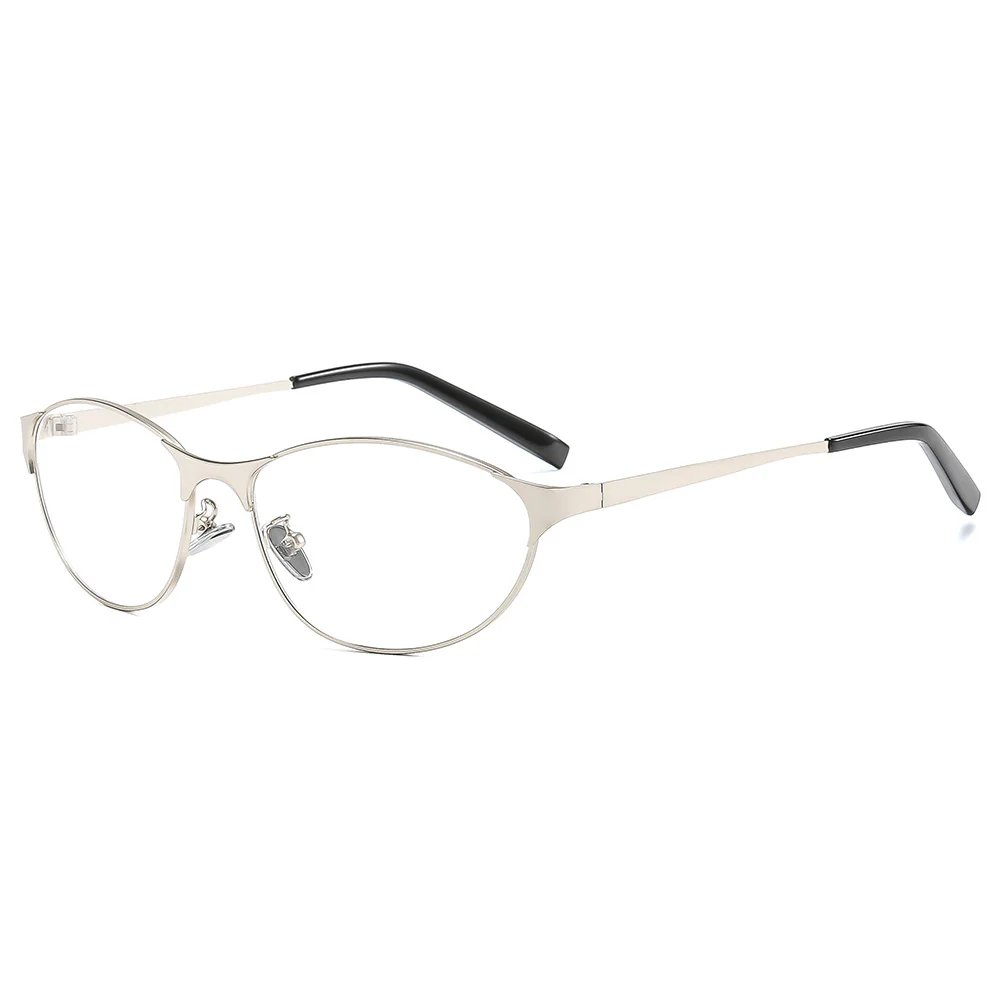 Stylish and Chic Cat Eye Metal Prescription Sunglasses VK2349 - Image 8