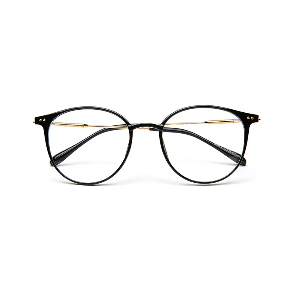 Women's Lightweight Round Blue Light Blocking Glasses VK2352