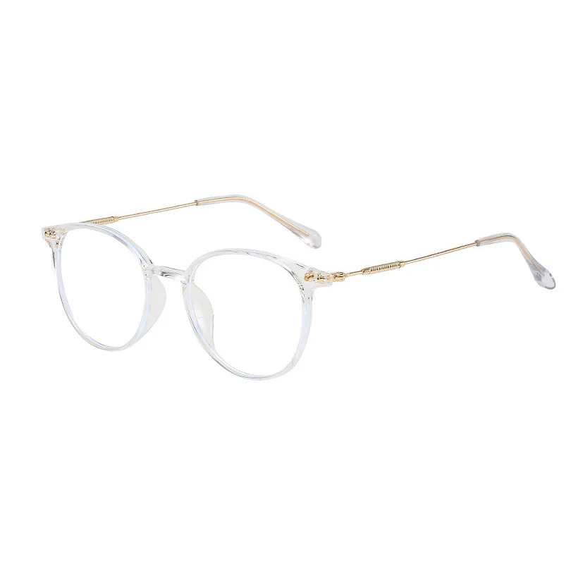 Women's Lightweight Round Blue Light Blocking Glasses VK2352 - Image 11
