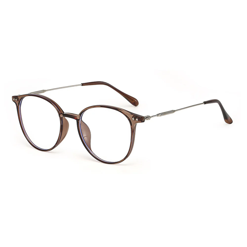 Women's Lightweight Round Blue Light Blocking Glasses VK2352 - Image 5