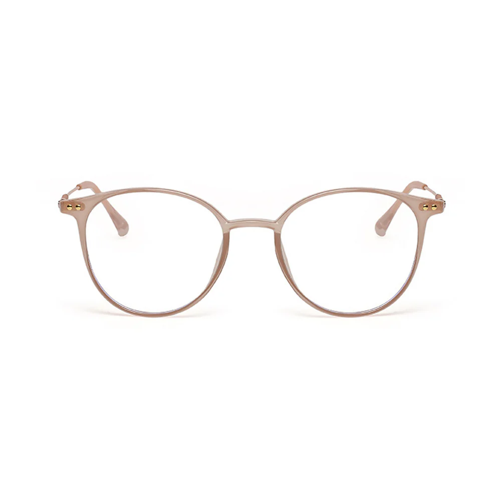 Women's Lightweight Round Blue Light Blocking Glasses VK2352 - Image 6