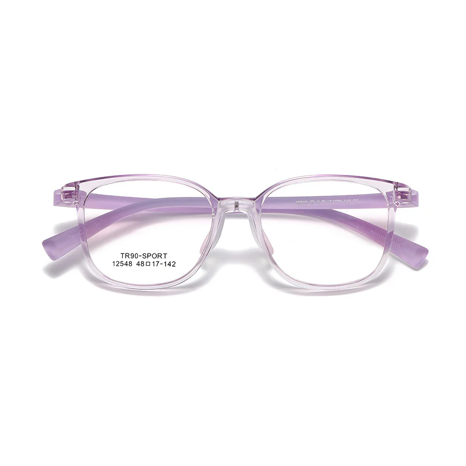 Square Glasses for Teens with Silicone Nose Pads VK2364 - Image 10