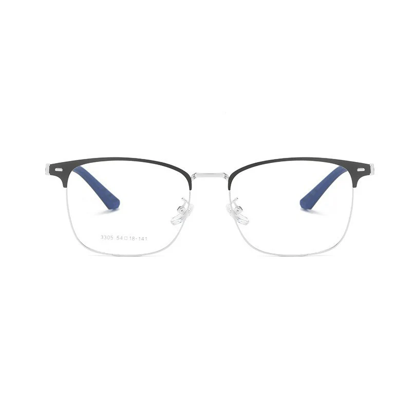 Men's Business-Style Browline Fashion Glasses VK2369 - Image 10